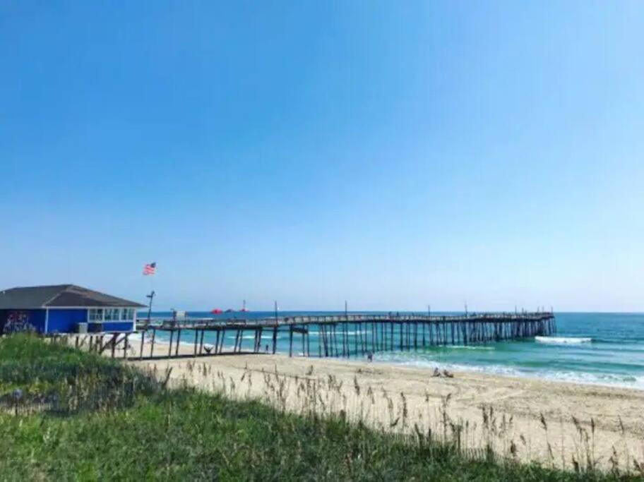 The Lost Loggerhead- Obx Ocean View Beach House Avon Bagian luar foto